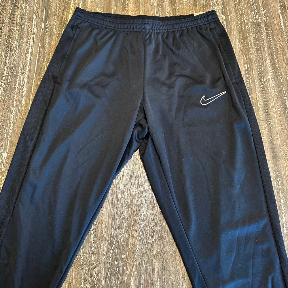 NWT Nike Dri-Fit Performance Standard Jogger Pants Side Zip Black Womens Size M